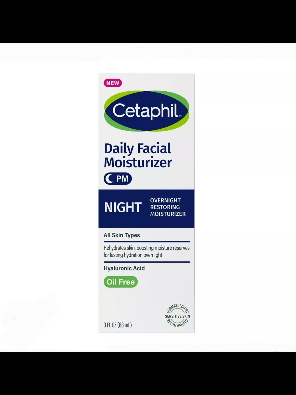 Cetaphil Night Daily Facial Moisturizer - Overnight Restoring Moisturizer 3 Oz